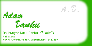 adam danku business card